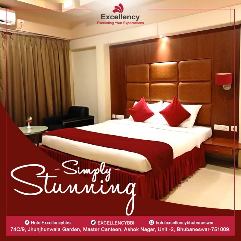 Hotel Excellency (A Unit of Excellency Resorts Pvt. Ltd.) - Hotel Excellency (A Unit of Excellency Resorts Pvt. Ltd.) Jhunjhunwala Garden, 74 C/9, near Master Canteen, Unit-2, Ashok Nagar, Bhubaneswar, Odisha 751009, India