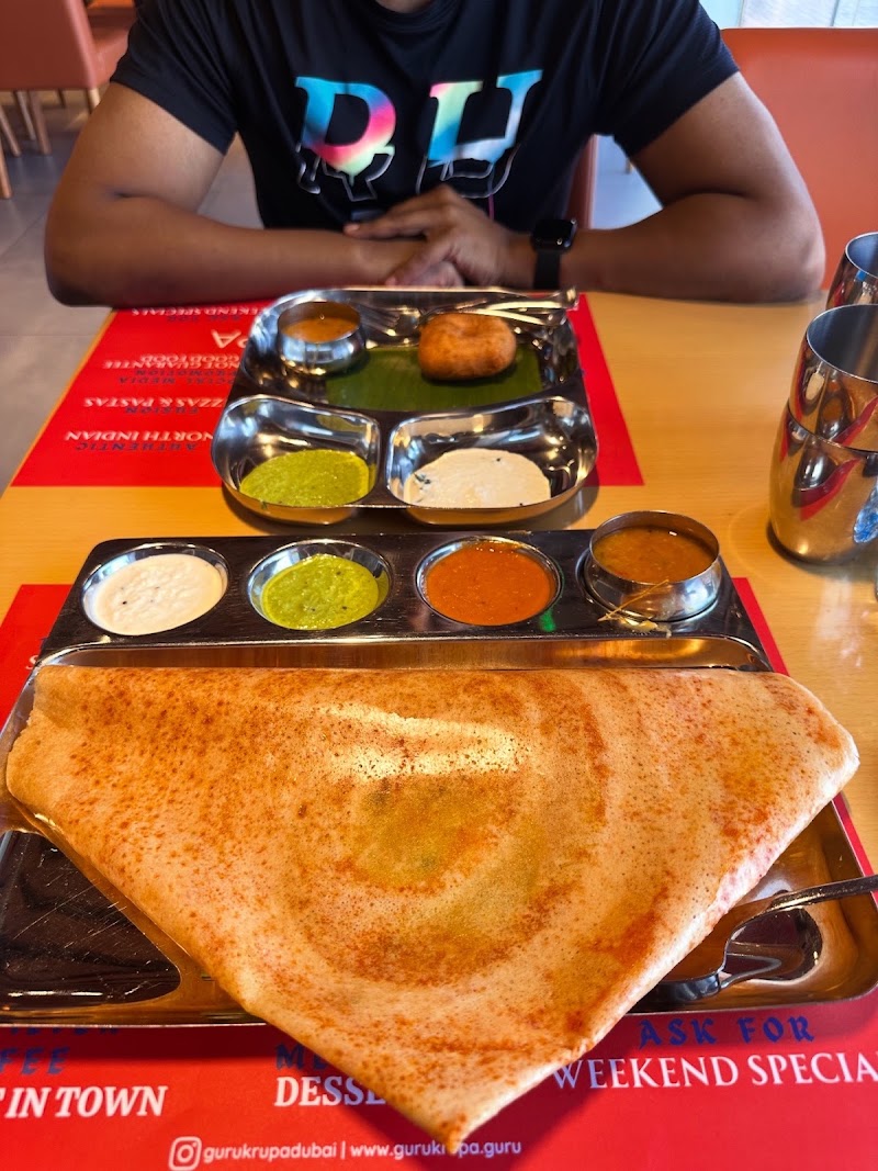 Gurukrupa Vegetarian Restaurant - Gurukrupa Vegetarian Restaurant Shop 2 Al Dorra Building - Park Area - 20B St - الكرامة - دبي - United Arab Emirates