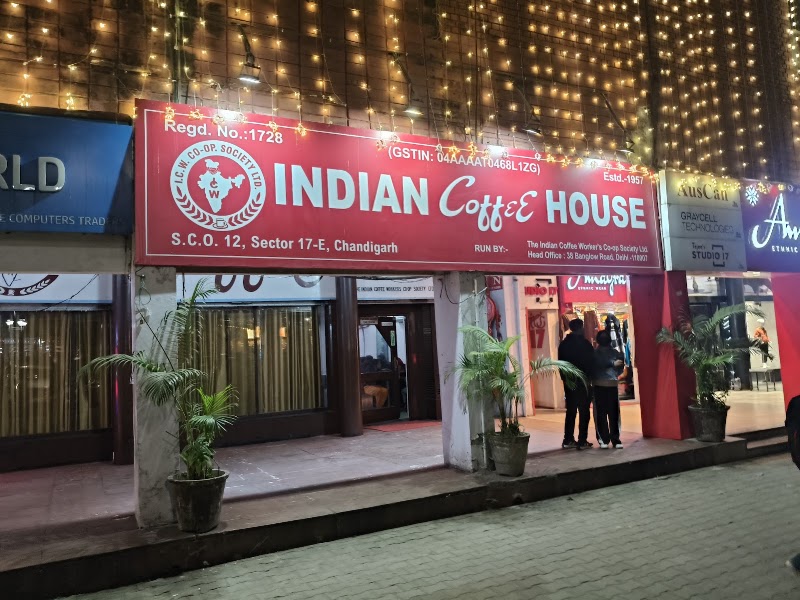 Indian Coffee House - Indian Coffee House SCO 12, near Neelam Cinema, Shopping Plaza, 17E, Sector 17, Chandigarh, 160017, India