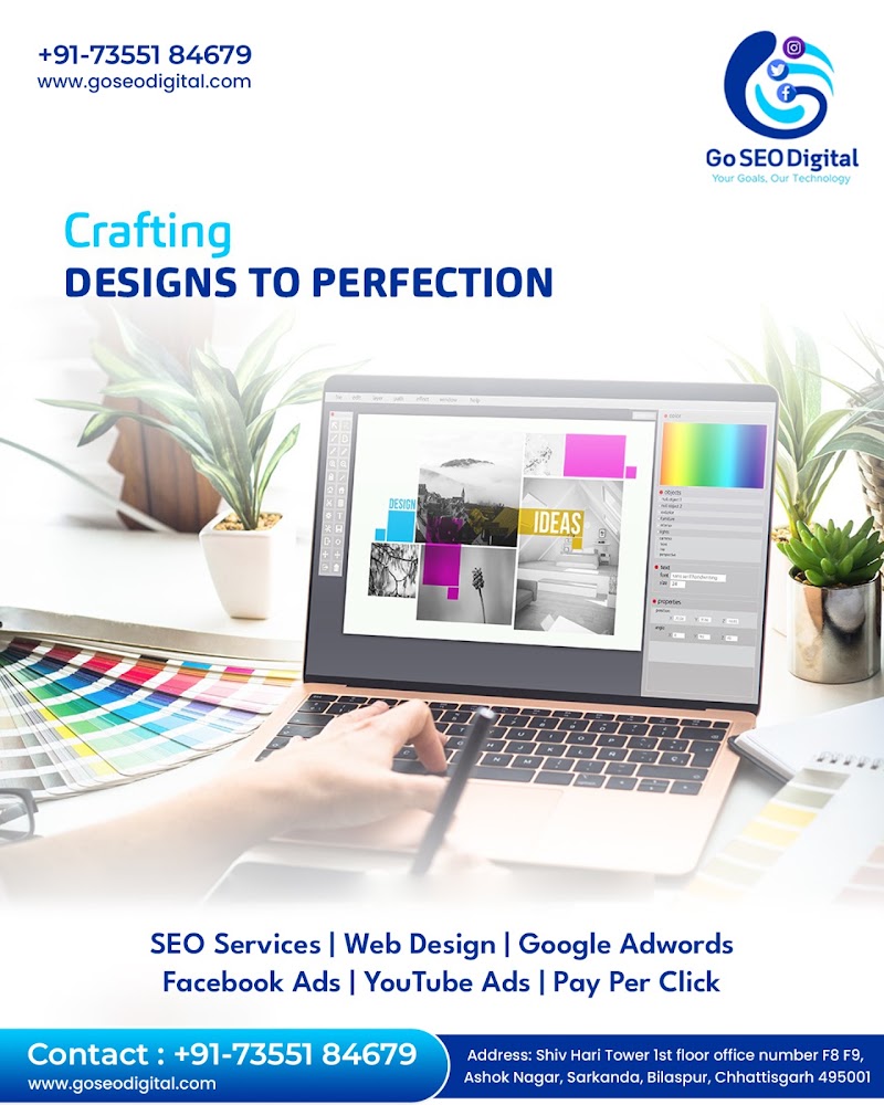 Go SEO Digital - Go SEO Digital, Shiv Hari Tower 1st floor office number F8 F9, Ashok Nagar, Sarkanda, Bilaspur, Chhattisgarh 495006, India