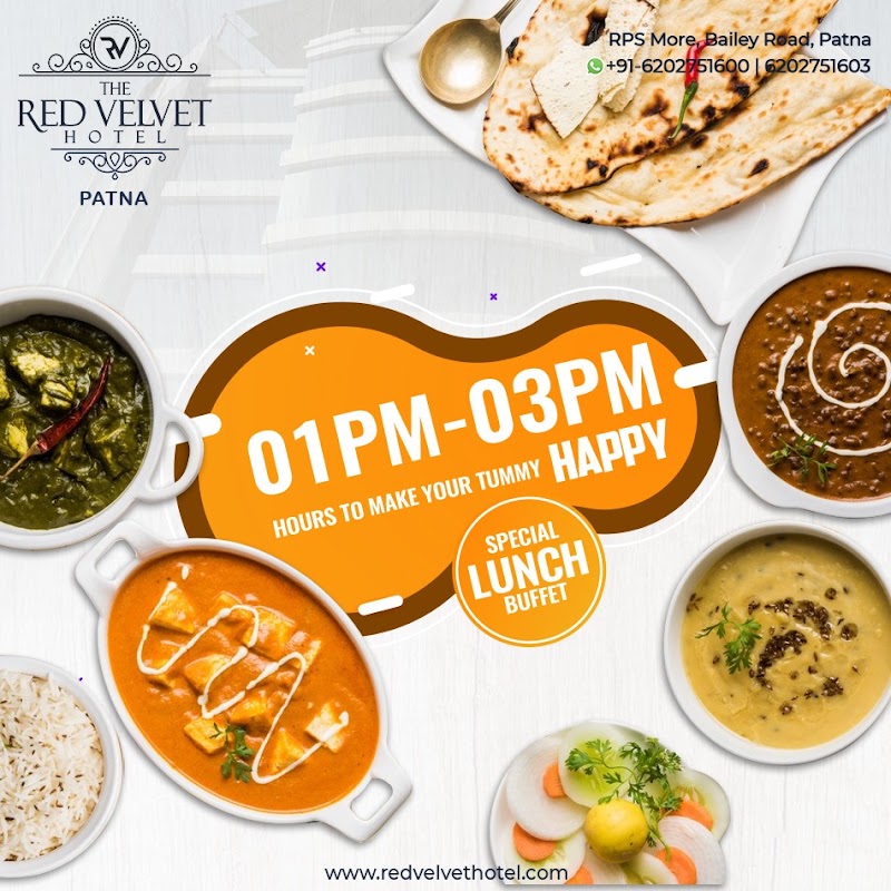 The Red Velvet Hotel Patna | Best 4 Star Luxury Hotel In Patna - The Red Velvet Hotel Patna | Best 4 Star Luxury Hotel In Patna Ranjan Path, Bailey Rd, near RPS More, S. K. Puram, Patna, Bihar 801503, India