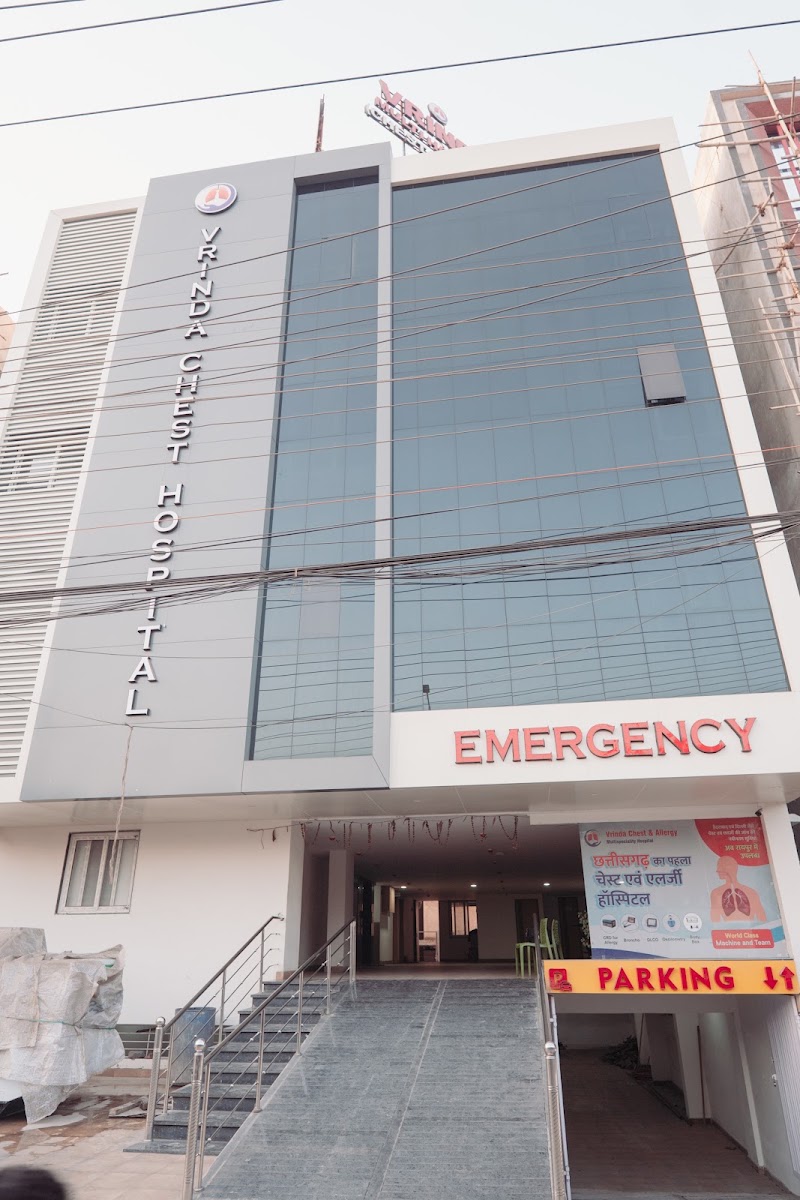 Vrinda multispeciality hospital - Vrinda multispeciality hospital, Vrinda Chest hospital, Pandri Rd, Lodhi Para Kapa, Raipur, Chhattisgarh 492004, India
