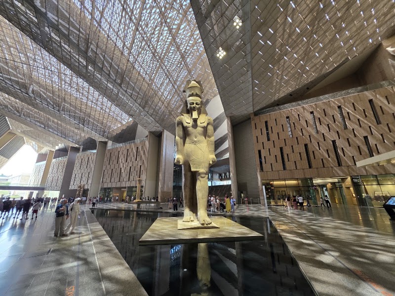 The Grand Egyptian Museum - The Grand Egyptian Museum, X4VF+V38, Cairo - Alexandria Desert Rd, Kafr Nassar, Al Haram, Giza Governorate 3513203, Egypt
