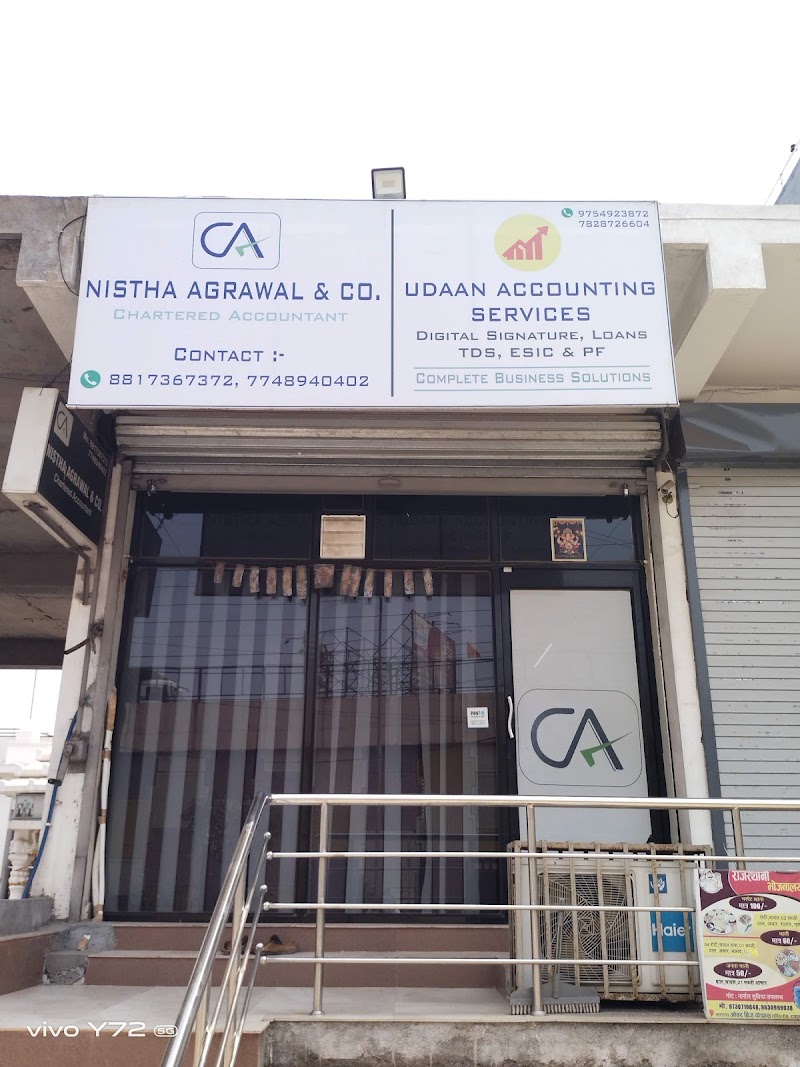 NISTHA AGRAWAL & Co. | Nearest CA|Digital signature|GST solution, chartered engineer (mechanical). - NISTHA AGRAWAL & Co. | Nearest CA|Digital signature|GST solution, chartered engineer (mechanical)., Ring road no.1, Siddheshwari mandir campus, chowk, near Vaidehi hospital, Radhaswami Nagar, Bhatagaon, Raipur, Chhattisgarh 492013, India