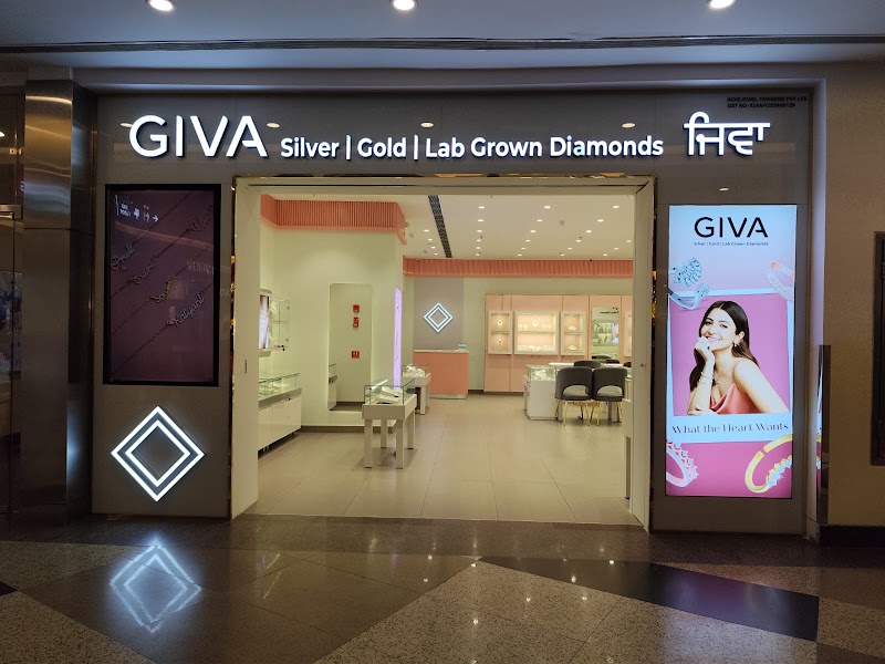GIVA Silver & Gold Jewellery Store | Pavilion Mall, Ludhiana - GIVA Silver & Gold Jewellery Store | Pavilion Mall, Ludhiana Shop No. A07, Atrium, B-I, Pavilion Mall, 1258, Kailash Cinema Rd, Civil Lines, Ludhiana, Punjab 141001, India