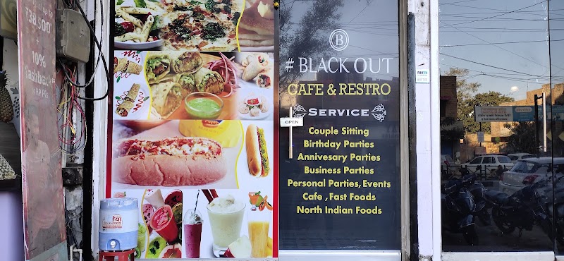 Black Out Cafe & Restro - Black Out Cafe & Restro Jaljog Cir, near Laxmi Cold Drinks, Opposite Medical College, Sindhi Colony, Sector-E, Shastri Nagar, Jodhpur, Rajasthan 342001, India
