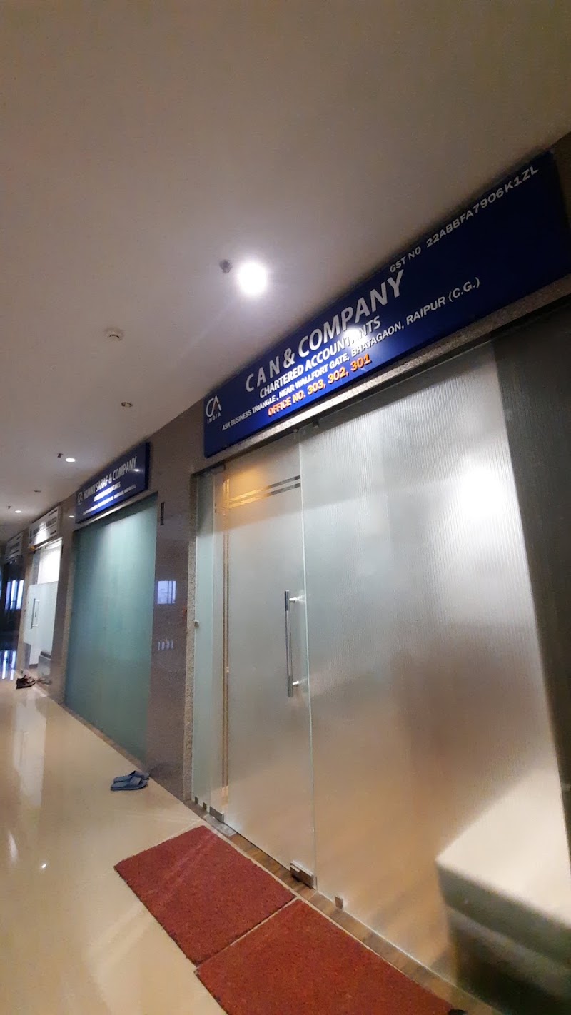 C A N & CO. ( Chartered Accountants ) - C A N & CO. ( Chartered Accountants ), Ask business triangle, near Walfort City, gate, Bhatagaon, Raipur, Chhattisgarh 492013, India