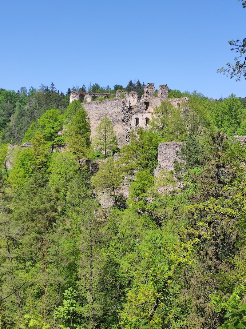 Maiden stone - Maiden stone, Dívčí Kámen, u obcí, Třísov, 382 03 Holubov-Křemže, Czechia