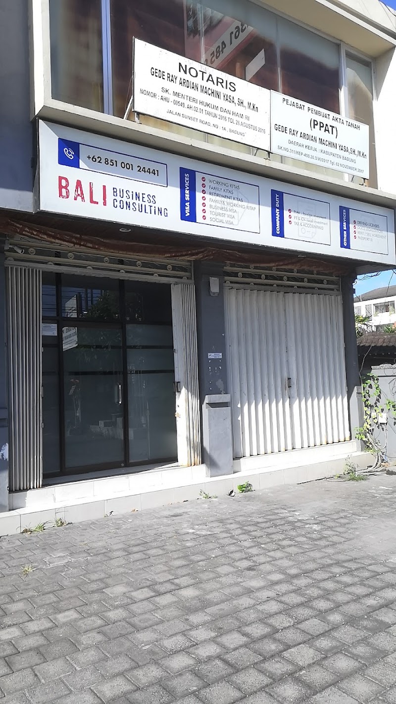 BaliBusinessConsulting - BaliBusinessConsulting Jl. Sunset Road No.1A, Kuta, Kec. Kuta, Kabupaten Badung, Bali 80361, Indonesia