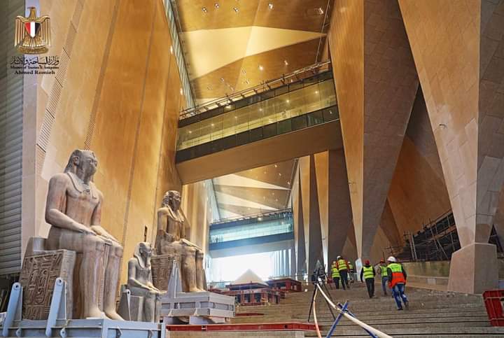 The Grand Egyptian Museum - The Grand Egyptian Museum, X4VF+V38, Cairo - Alexandria Desert Rd, Kafr Nassar, Al Haram, Giza Governorate 3513203, Egypt