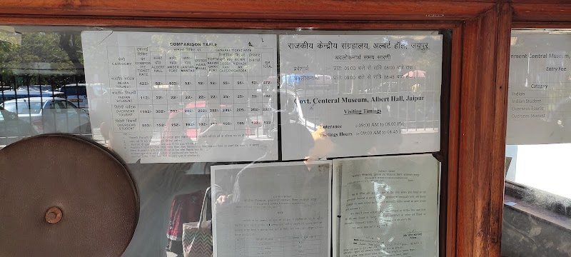 Tickets window of Albert Hall museums - Tickets window of Albert Hall museums WR69+FV2, Ram Niwas Garden, Adarsh Nagar, Jaipur, Rajasthan 302004, India