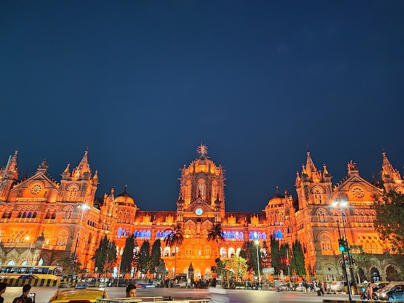 CST Railway Station - CST Railway Station WRQM+XVM, Dhobi Talao, Chhatrapati Shivaji Terminus Area, Fort, Mumbai, Maharashtra 400001, India