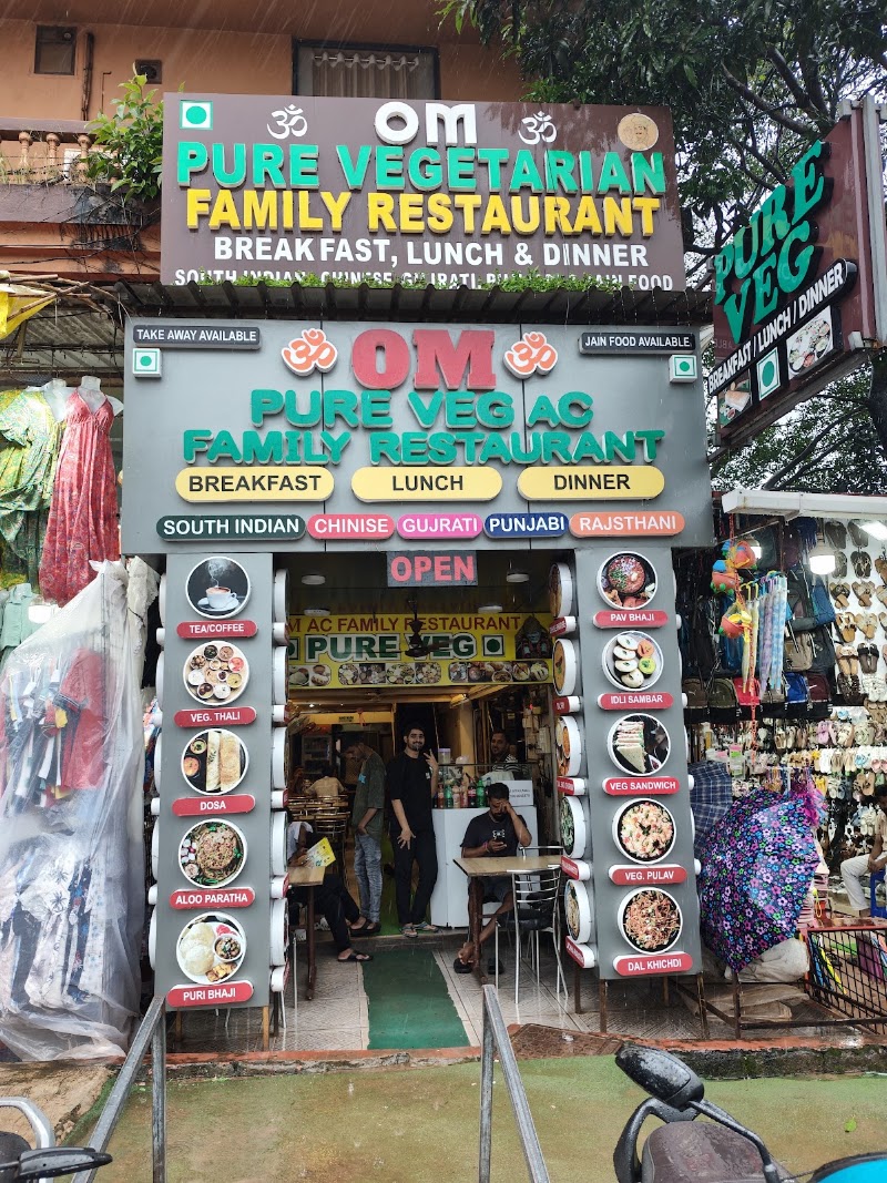 Om 100% Pure Vegetarian Restaurant - Om 100% Pure Vegetarian Restaurant Shop No. 13, Calangute Beach Rd, opposite Football Ground, Umta Vaddo, Calangute, Goa 403516, India