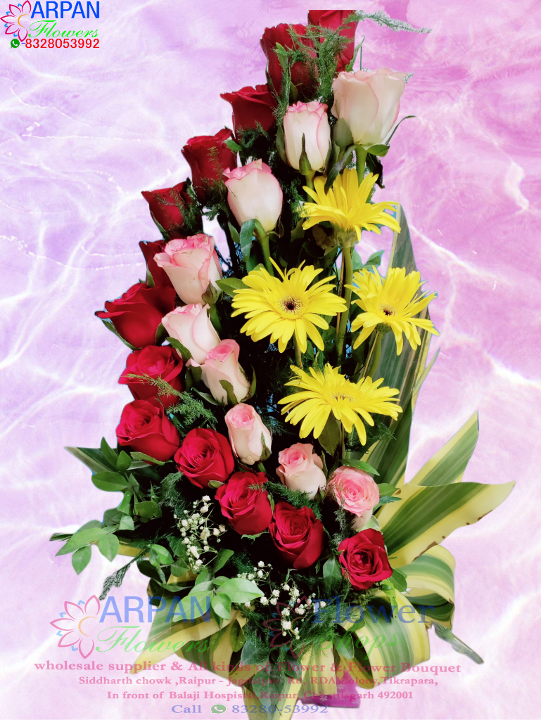 ARPAN FLOWERS (Flower Shop)-- Fresh Flower Bouquet in Raipur(c.g) - ARPAN FLOWERS (Flower Shop)-- Fresh Flower Bouquet in Raipur(c.g), Infront of Siddheshwarnath Hanuman Mandir, Siddharth Chowk, Tikrapara, Raipur, Chhattisgarh 492001, India