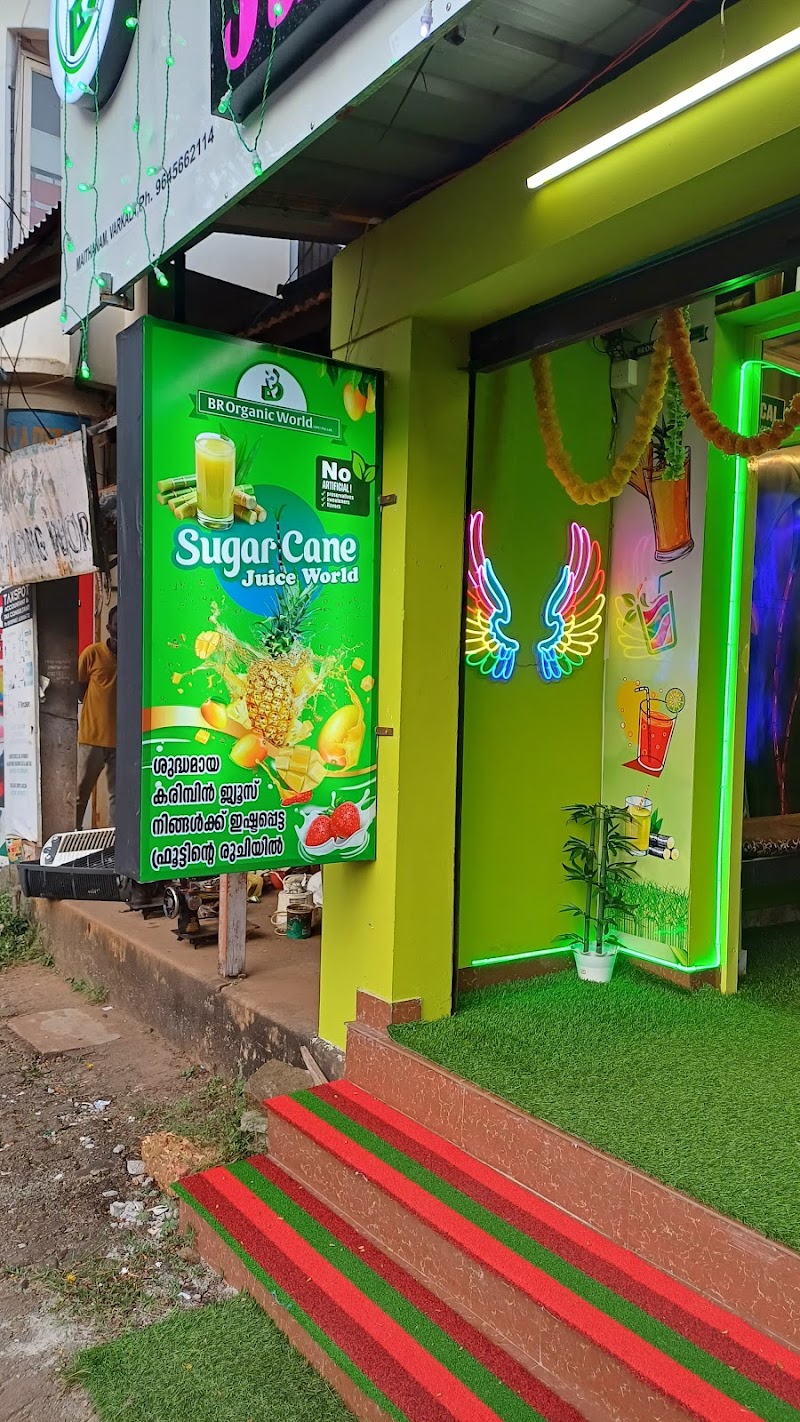 SUGARCANE JUICE WORLD VARKALA (BR ORGANIC WORLD) - SUGARCANE JUICE WORLD VARKALA (BR ORGANIC WORLD), Sugarcane Juice World, Railway Station Road, opposite Petrol Pump, near AG Cafe Maithanam, Varkala, Keralam 695141, India