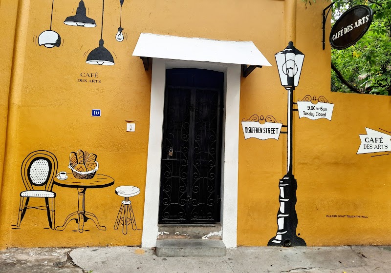 Café des Arts - Café des Arts 58, Capitane Marius Xavier St, MG Road Area, Puducherry, 605001, India