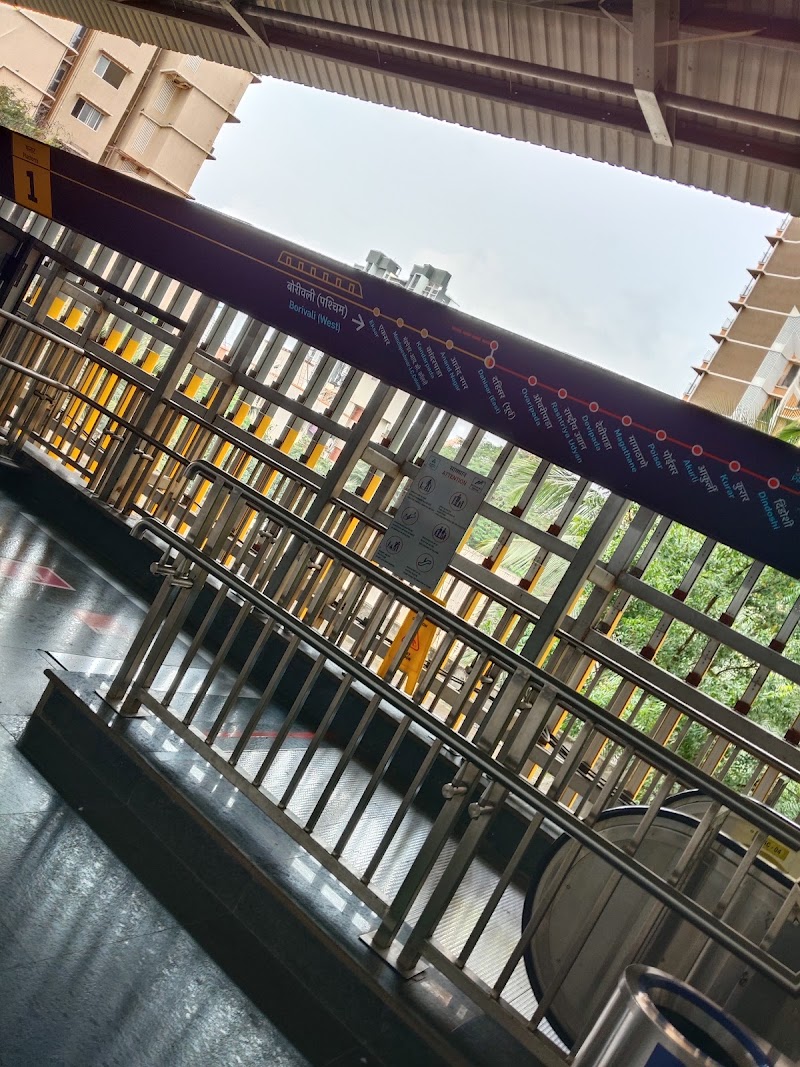 Malad West Metro Station - Malad West Metro Station 1406-A, 16E, New Link Rd, Malad, Mindspace, Malad West, Mumbai, Maharashtra 400064, India