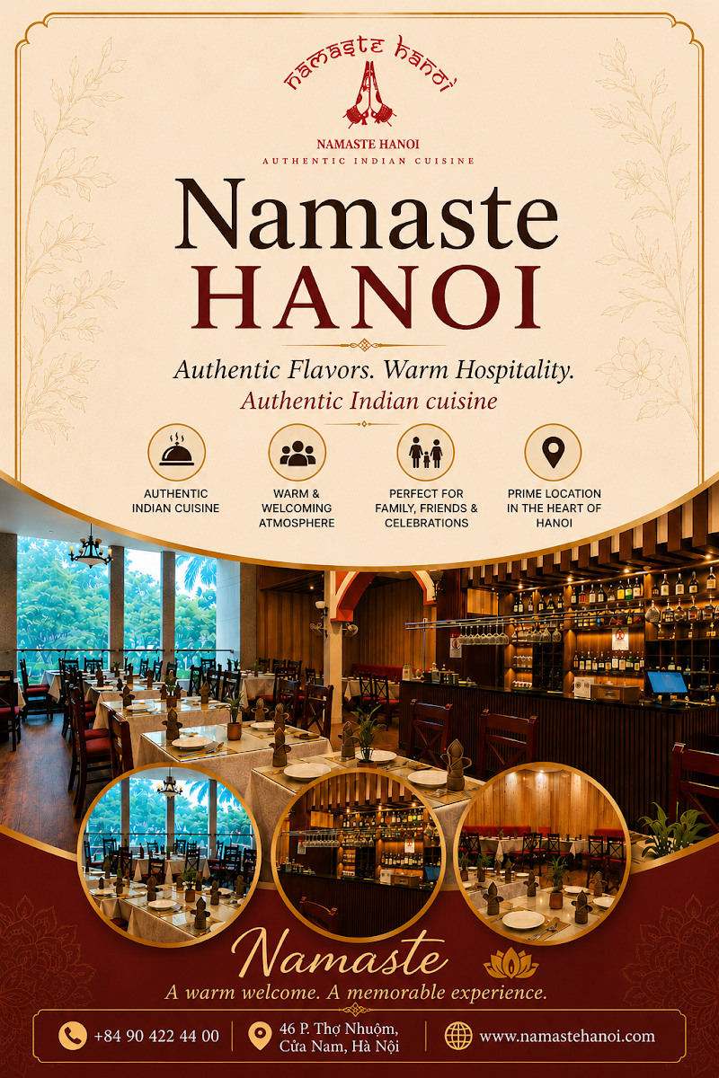 Namaste Hanoi - Namaste Hanoi 46 P. Thợ Nhuộm, Cửa Nam, Hà Nội, Vietnam