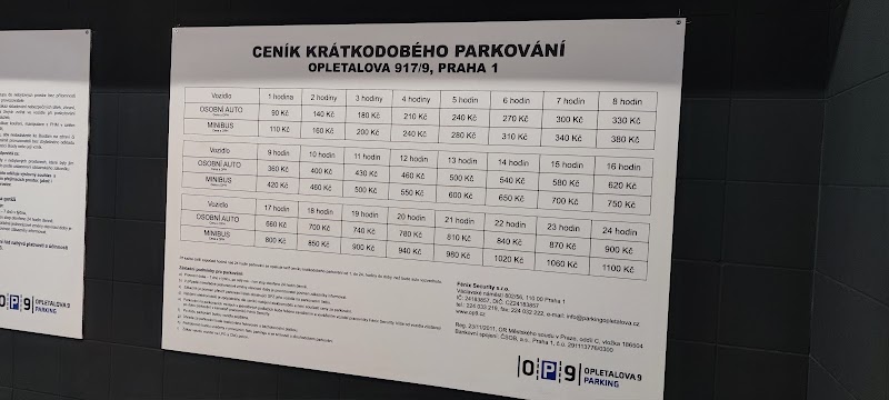 Parking Opletalova - Parking Opletalova, Opletalova 917/9, Nové Město, 110 00 Praha-Praha 1, Czechia