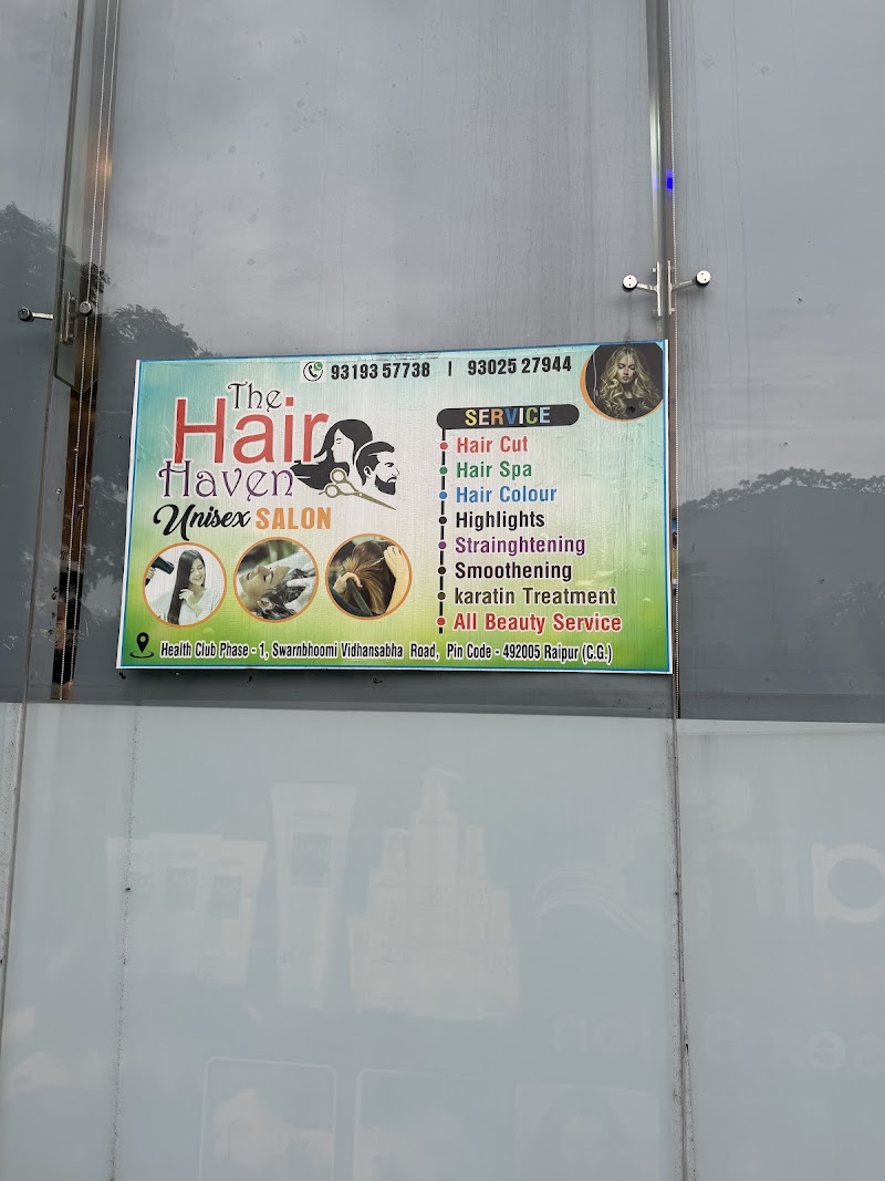 The Hair Heaven unisex salon - The Hair Heaven unisex salon The Hair Haven unisex salon, Swarnbhoomi Main Entrance Rd, Raipur, Ama Seoni, Chhattisgarh 492014, India