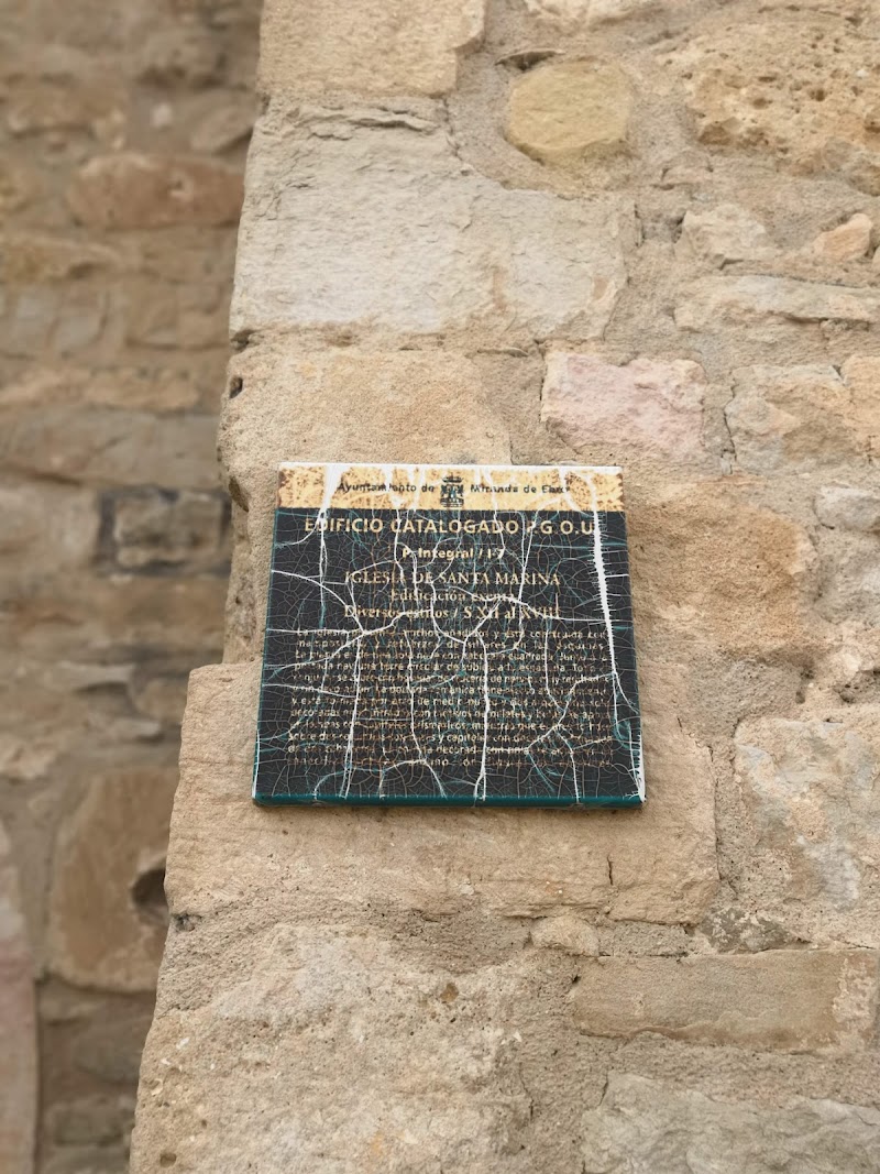 Iglesia de Santa Marina - Iglesia de Santa Marina Calle Sta. Cristina, 6, 09219 Miranda de Ebro, Burgos, Spain