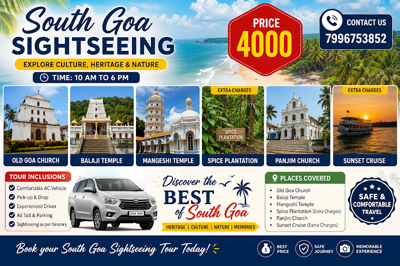 My Goa Cabs - My Goa Cabs, Khobra Waddo, Baga, panjim, Goa 403516, India