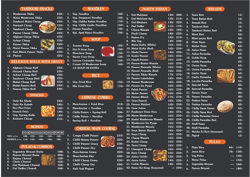 Apni Rasoi – Pure Veg Fine Dining Restaurant - Apni Rasoi – Pure Veg Fine Dining Restaurant 1st floor Khasra number 411/2, 412/2 main, Badkhal Pali Rd, sector 49, Bhankri Village, Faridabad, Haryana 121001, India