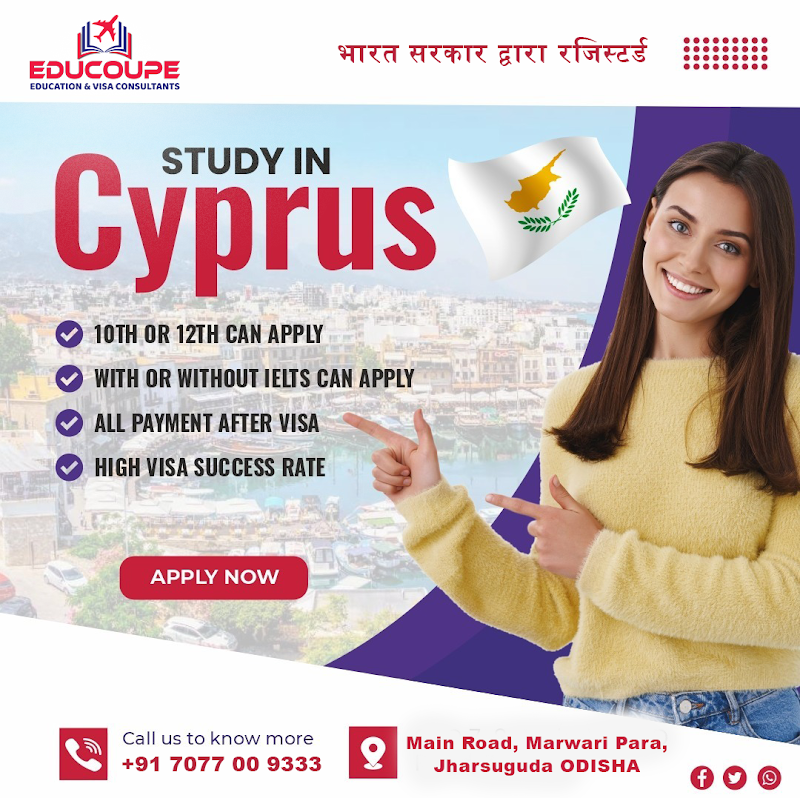 Educoupe - Education and Visa Consultants - Educoupe - Education and Visa Consultants, Jharsuguda Town Main Rd, Marwari Para, Jharsuguda, Odisha 768201, India