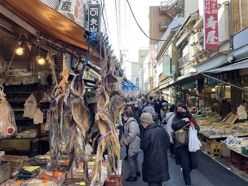 Tsukiji curb market shopping street promotion association