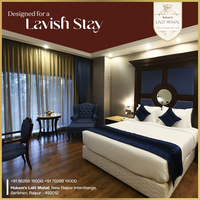 HOTEL HUKAM'S LALIT MAHAL RAIPUR - HOTEL HUKAM'S LALIT MAHAL RAIPUR, New Raipur Interchange, Mumbai - Kolkata Hwy, Serikhedi, Raipur, Chhattisgarh 492101, India