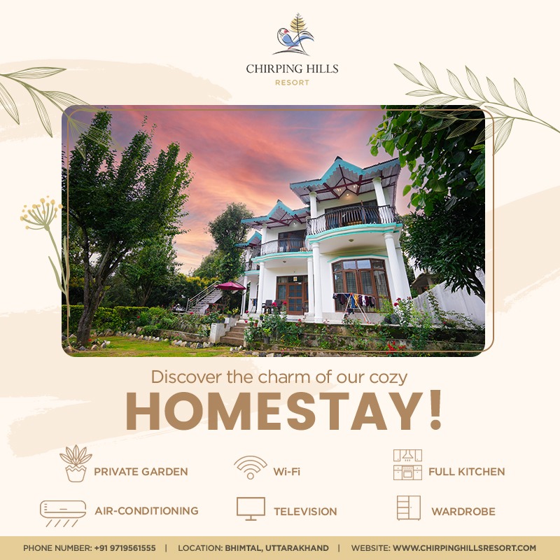 Chirping Hills Resort | Destination Wedding Venue | Valley View Rooms | Best Resort in Bhimtal | Hotel Near Kainchi Dham - Chirping Hills Resort | Destination Wedding Venue | Valley View Rooms | Best Resort in Bhimtal | Hotel Near Kainchi Dham Mehragaon, Bhowali - Bhimtal Rd, near Maya Hotel, Bhimtal, Uttarakhand 263136, India
