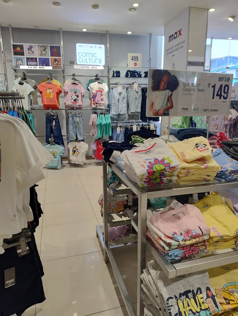 Max - Max 1st Floor, Qrs Square, 25, Mahatma Gandhi Rd, Puthenchanthai, Santhi Nagar, Pulimoodu, Thiruvananthapuram, Kerala 695001, India