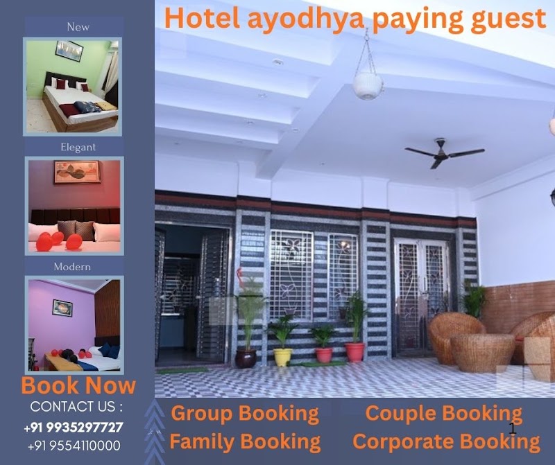 Hotel ayodhya paying guest - Hotel ayodhya paying guest, Plot No. 143, Rano Pali, Ayodhya, Uttar Pradesh 224123, India