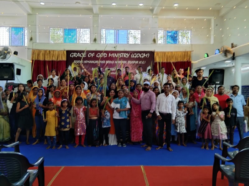 Grace Of God Ministry Church (Rev. Rajesh Bhelwa) - Grace Of God Ministry Church (Rev. Rajesh Bhelwa), 352H+883, beside Railway Over Bridge, Ganesh Nagar, Nayapara, Bilaspur, Chhattisgarh 495004, India