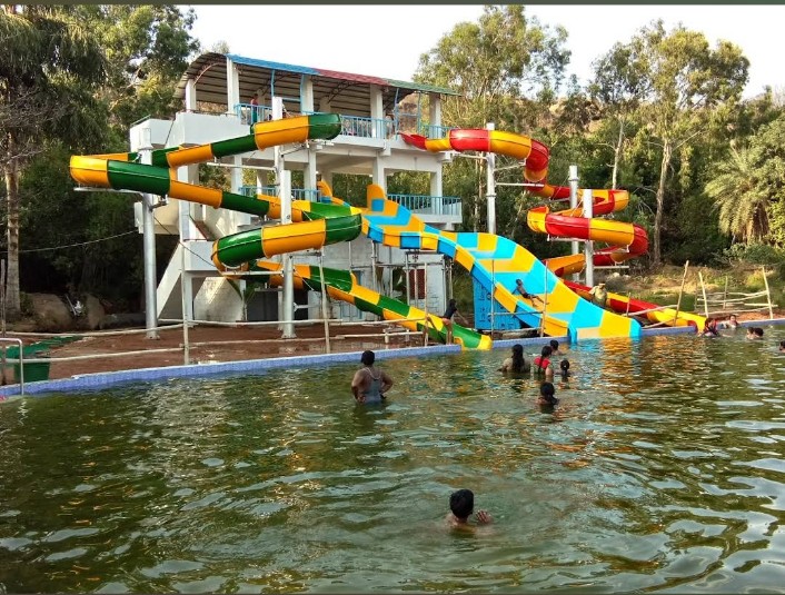 Kishkinda Water Park, Anegundi - Karnataka - Kishkinda Water Park, Anegundi - Karnataka Kishkinda Heritage Resort, Anegundi Road, Near Stone Bridge Cross, Sanapur, Karnataka 583234, India