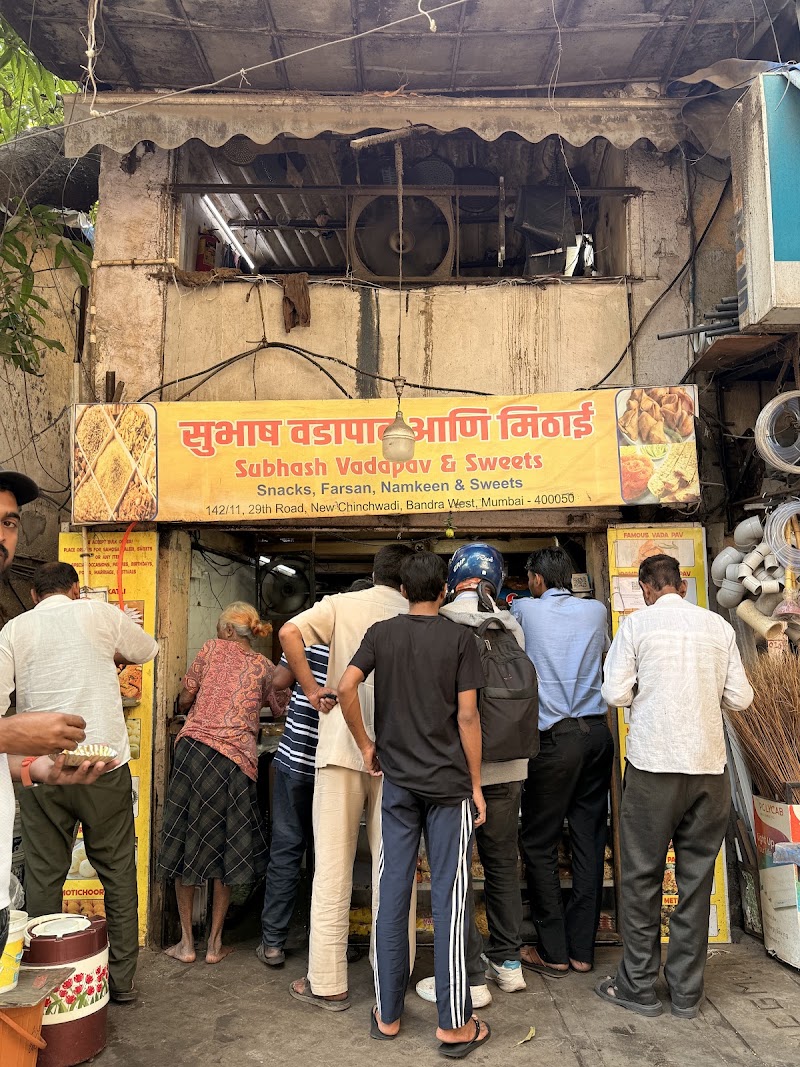 Subhash Vadapav & Sweets - Subhash Vadapav & Sweets Shop No.142/11, Chinchwadi, 29th Rd, Bandra West, Mumbai, Maharashtra 400050, India