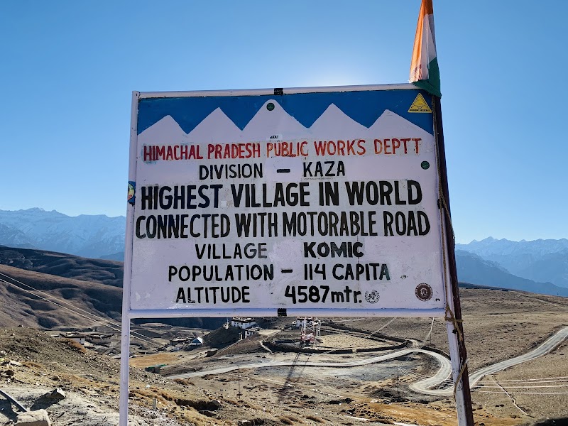 KOMIC World's Highest Village - KOMIC World's Highest Village, 64P6+267, Unnamed Road, Komic, Himachal Pradesh 172114, India