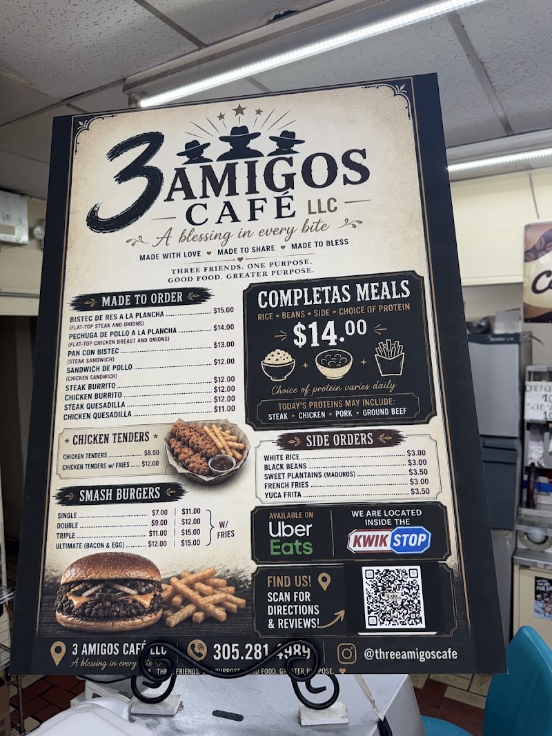 3 Amigos Cafe LLC - 3 Amigos Cafe LLC, 7695 SW 98th St, Miami, FL 33156, USA