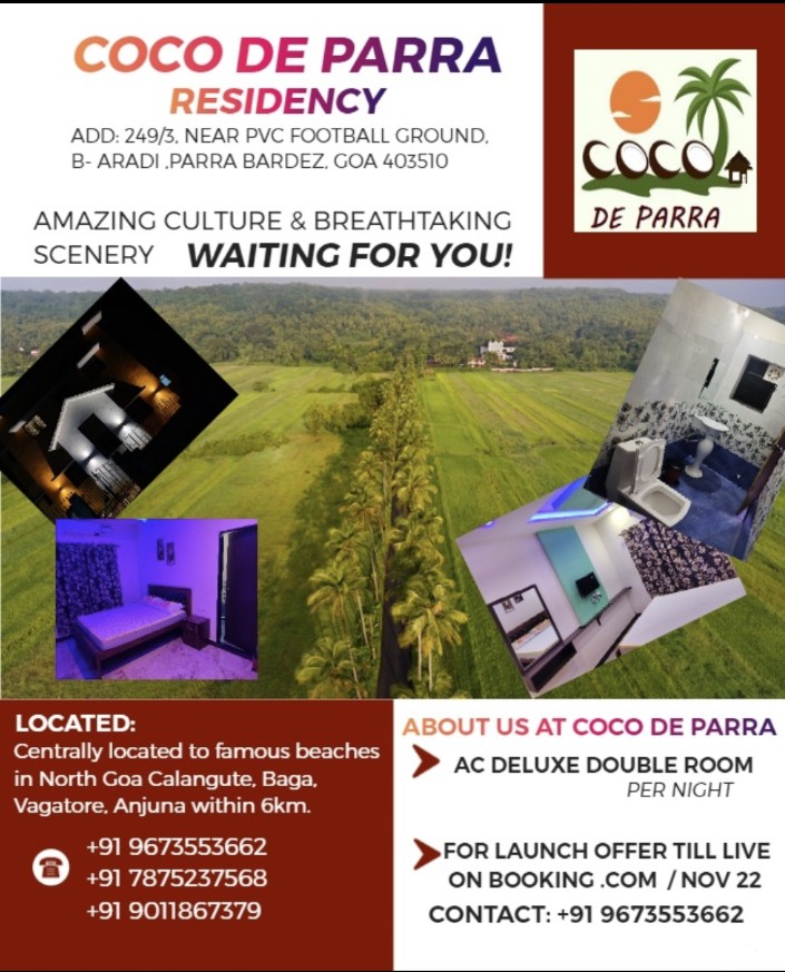 COCO DE PARRA - COCO DE PARRA, ARADI, Parra, Goa 403510, India