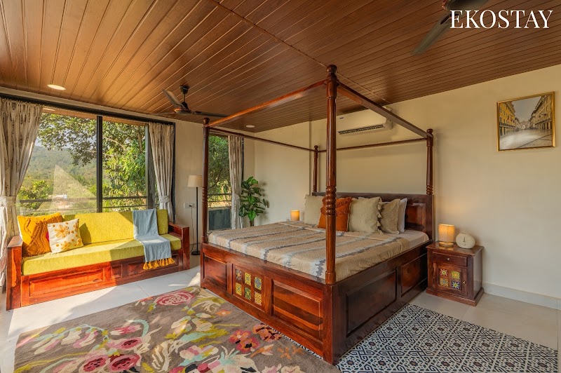 Ekostay Brick Wood Villa - Ekostay Brick Wood Villa M79J+RP, Dhokshet, Maharashtra 410205, India