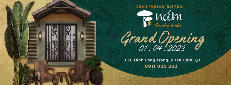 Nấm - Vegetarian Bistro - Nấm - Vegetarian Bistro 67C Đinh Công Tráng, Phường Tân Định, Quận 1, Thành phố Hồ Chí Minh 70000, Vietnam