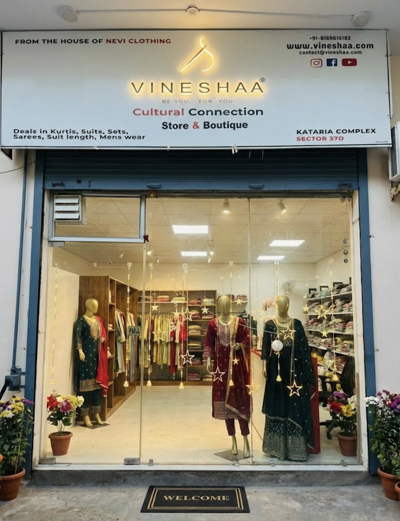 Vineshaa Fashion Store & Boutique (The Bespoke Boutique in Gurugram) - Vineshaa Fashion Store & Boutique (The Bespoke Boutique in Gurugram) Shop No. 12, Kataria Complex, opposite Ramprastha City, Sector 37D, Gurugram, Haryana 122006, India
