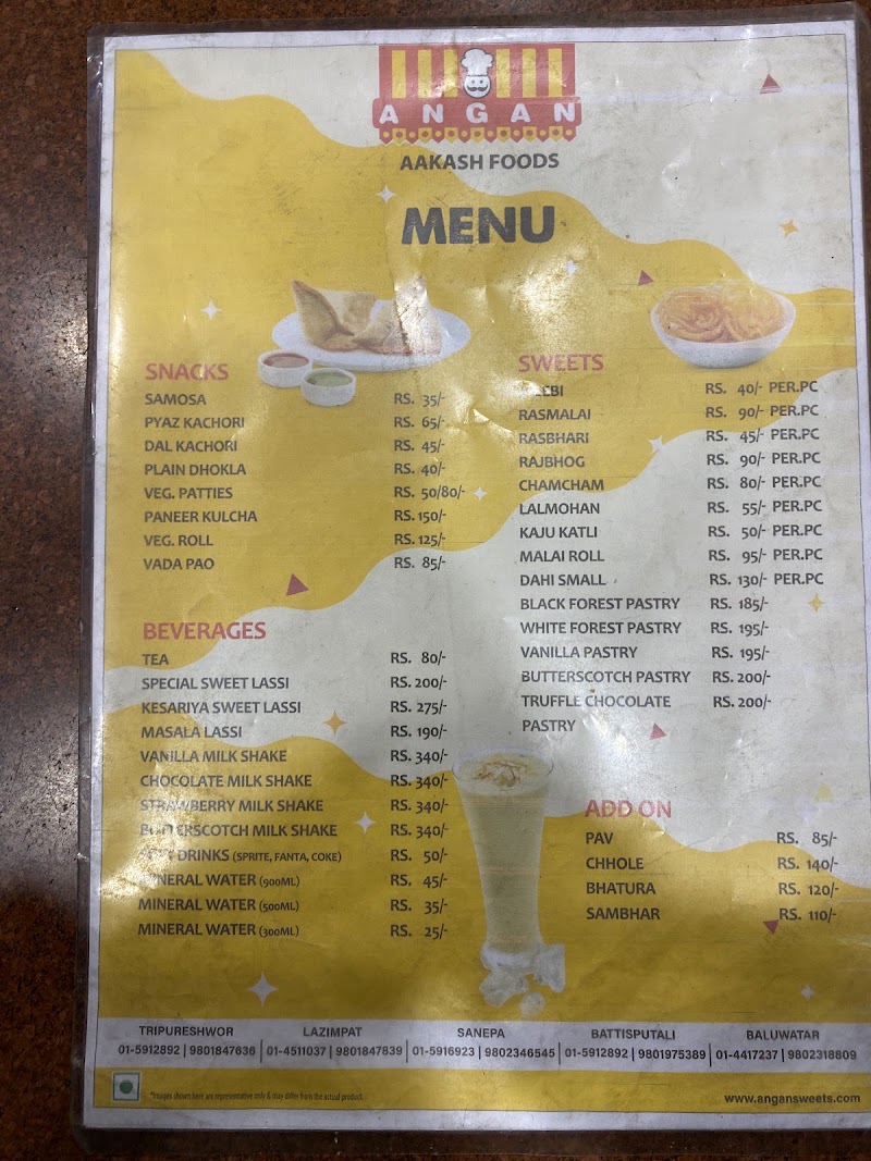ANGAN Sweets Sanepa - Aakash Foods - ANGAN Sweets Sanepa - Aakash Foods M8P4+4R6, Lalitpur 44600, Nepal