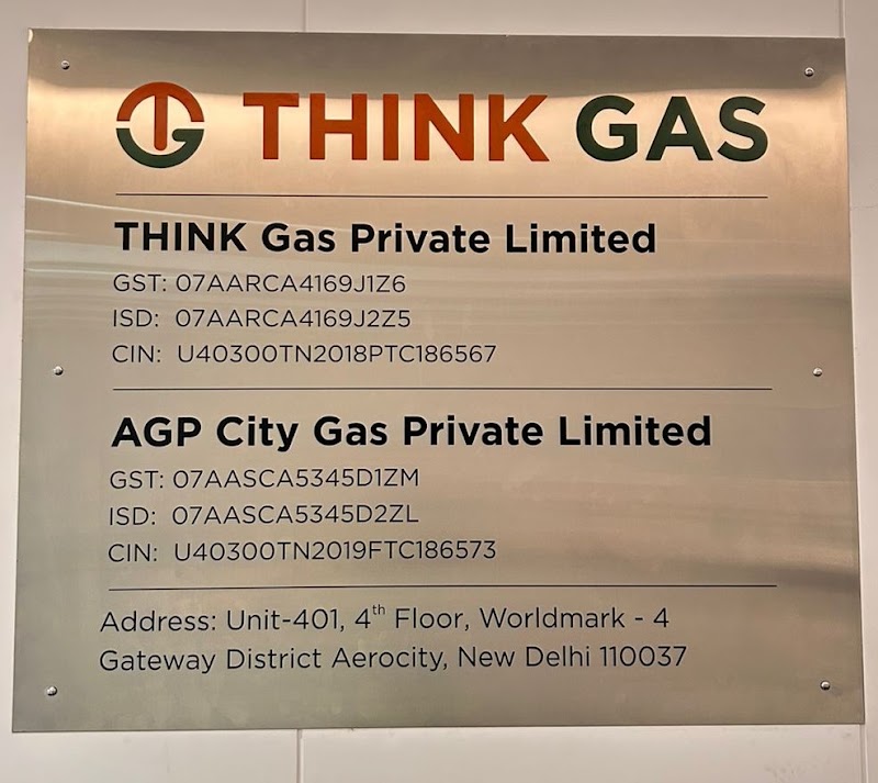 THINK Gas Office - THINK Gas Office, 4th Floor, Unit no. 401, Worldmark 4, Gateway District, Aerocity, New Delhi, Delhi 110037, India