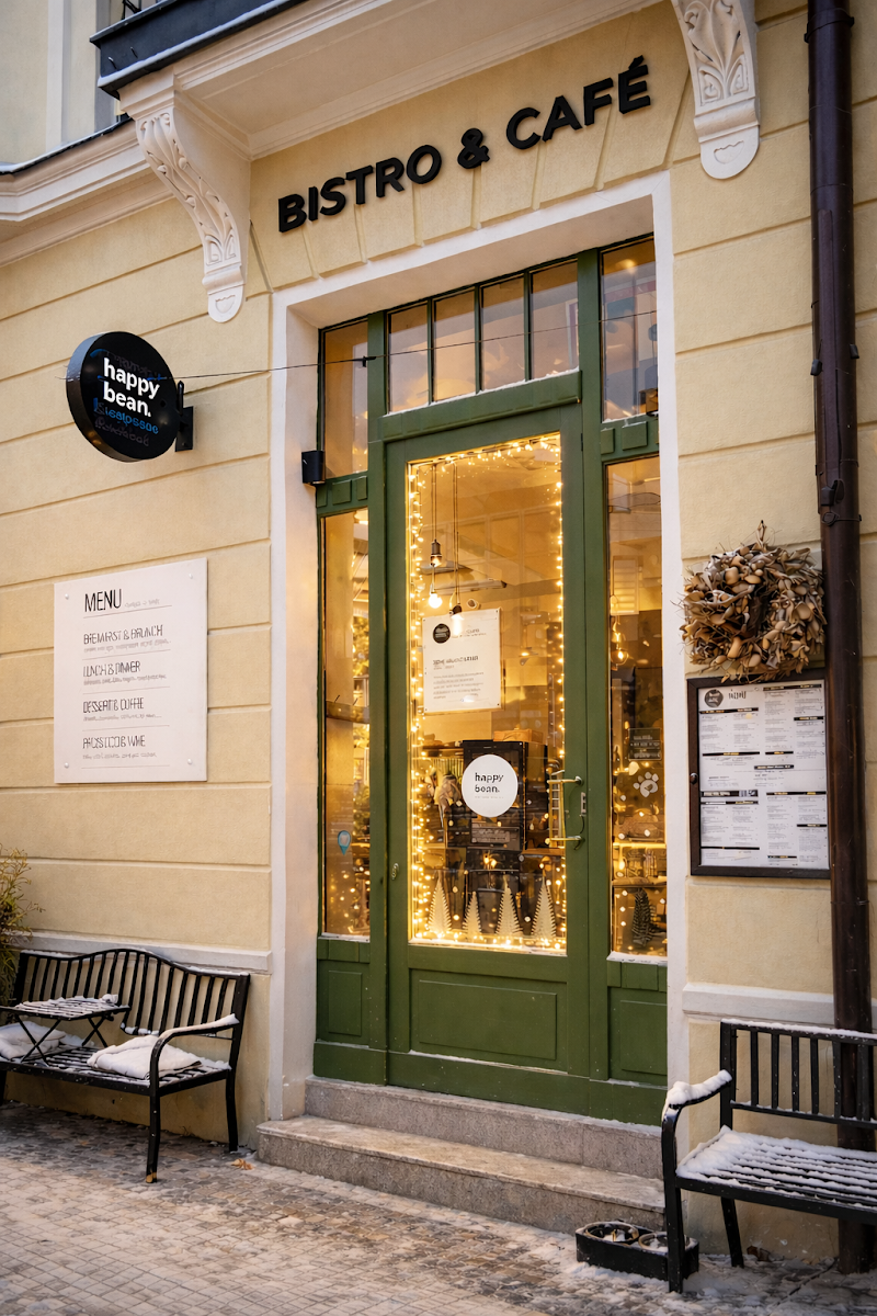 HAPPY BEAN bistro & café - HAPPY BEAN bistro & café Laubova 1659/2, Vinohrady, 130 00 Praha-Praha 3, Czechia