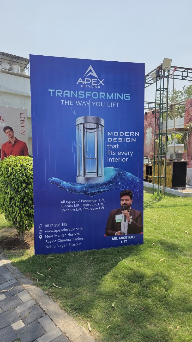 Apex elevator - Apex elevator, near Mangla Hospital, beside Chabbara Traders, Narmada Nagar, Bilaspur, Chhattisgarh 495001, India