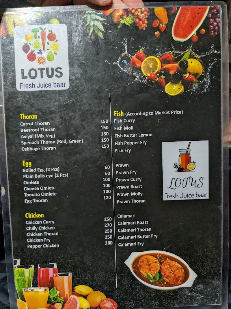Lotus Fresh Juice Bar - Lotus Fresh Juice Bar, QM2V+V48, Varkala Edava Kappil Rd, Varkala, Keralam 695311, India