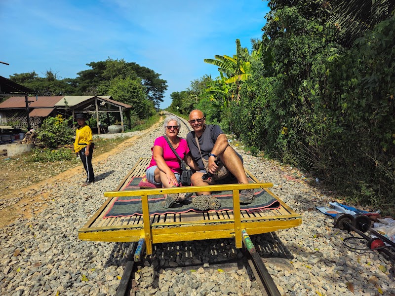 Bamboo Train Ou Sra Lao - Bamboo Train Ou Sra Lao, Krong Battambang, Cambodia