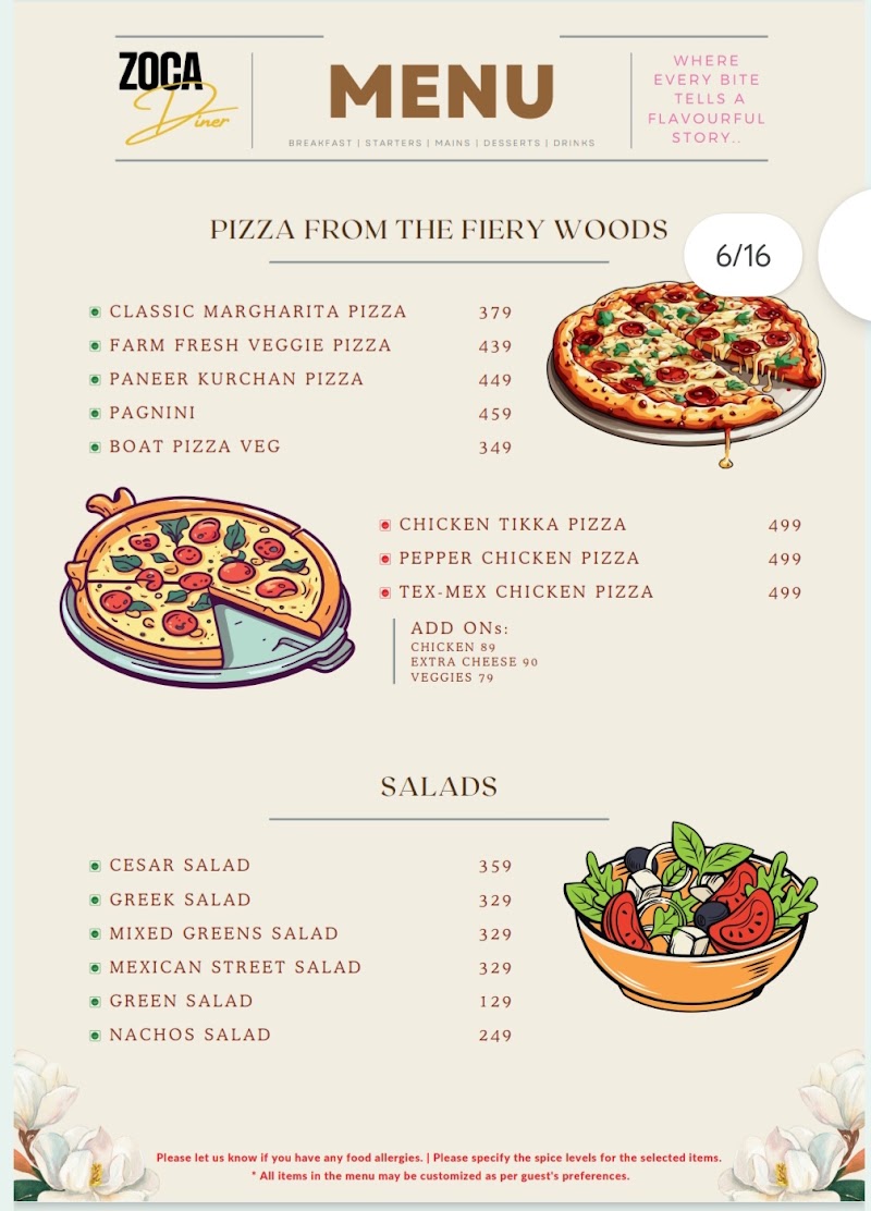ZOCA Diner Ocus Medley - ZOCA Diner Ocus Medley Shop No. G01A,G020, Ocus Medley, G021, Dwarka Expy, G99, Sector 99, Gurugram, Haryana 122001, India