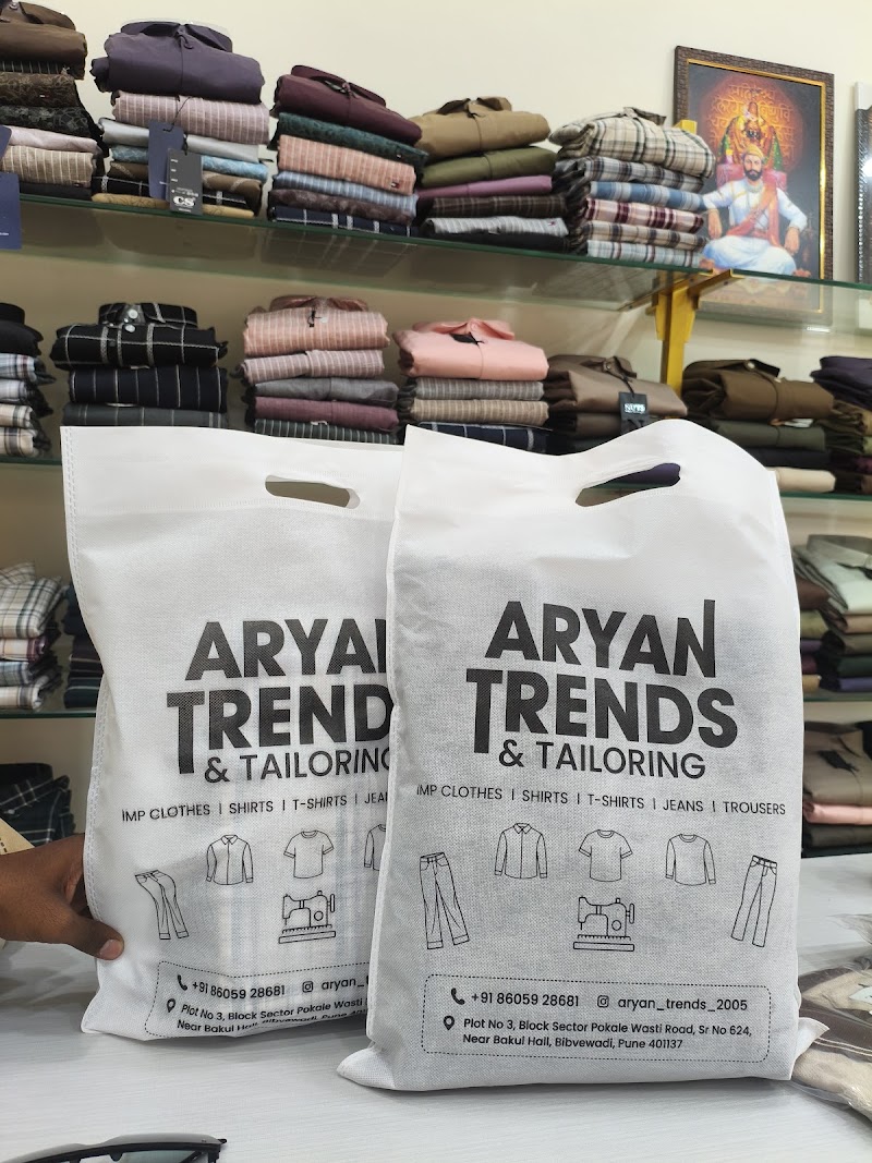 Aryan Trends and Tailoring - Aryan Trends and Tailoring Address: plot no 3, sr no 624, road, near Bakul Hall Road, Pokale Vasti, block sector, Bibwewadi, Pune, Maharashtra 411037, India